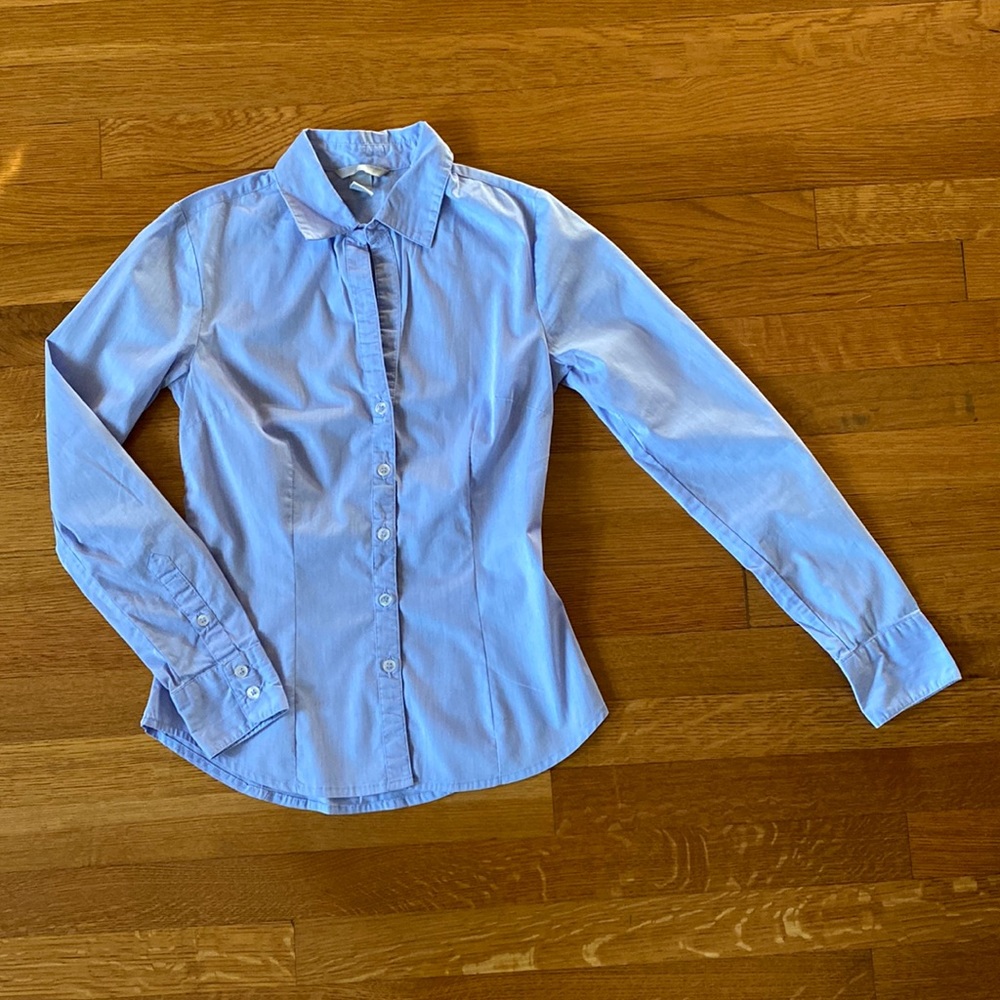 H&M Blue Button down shirt
